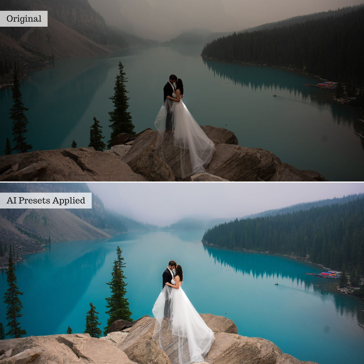 Luxe Wedding Pro AI Adaptive Retouch Toolkit Lightroom Presets – Desktop & Mobile