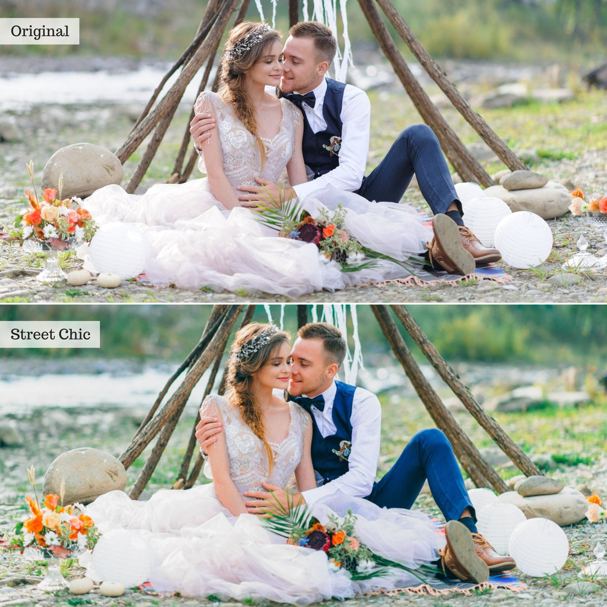 Street Chic - Single Color Palette Lightroom Presets & AI Tools