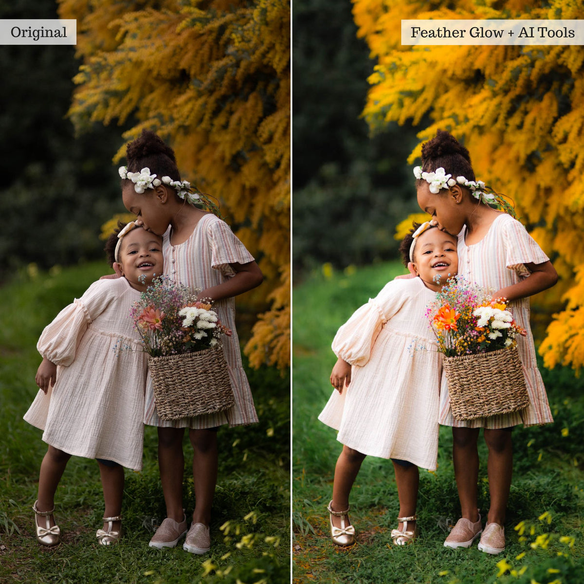 Luxe Wildflowers Spring Lightroom Presets & AI Tools – Desktop & Mobile