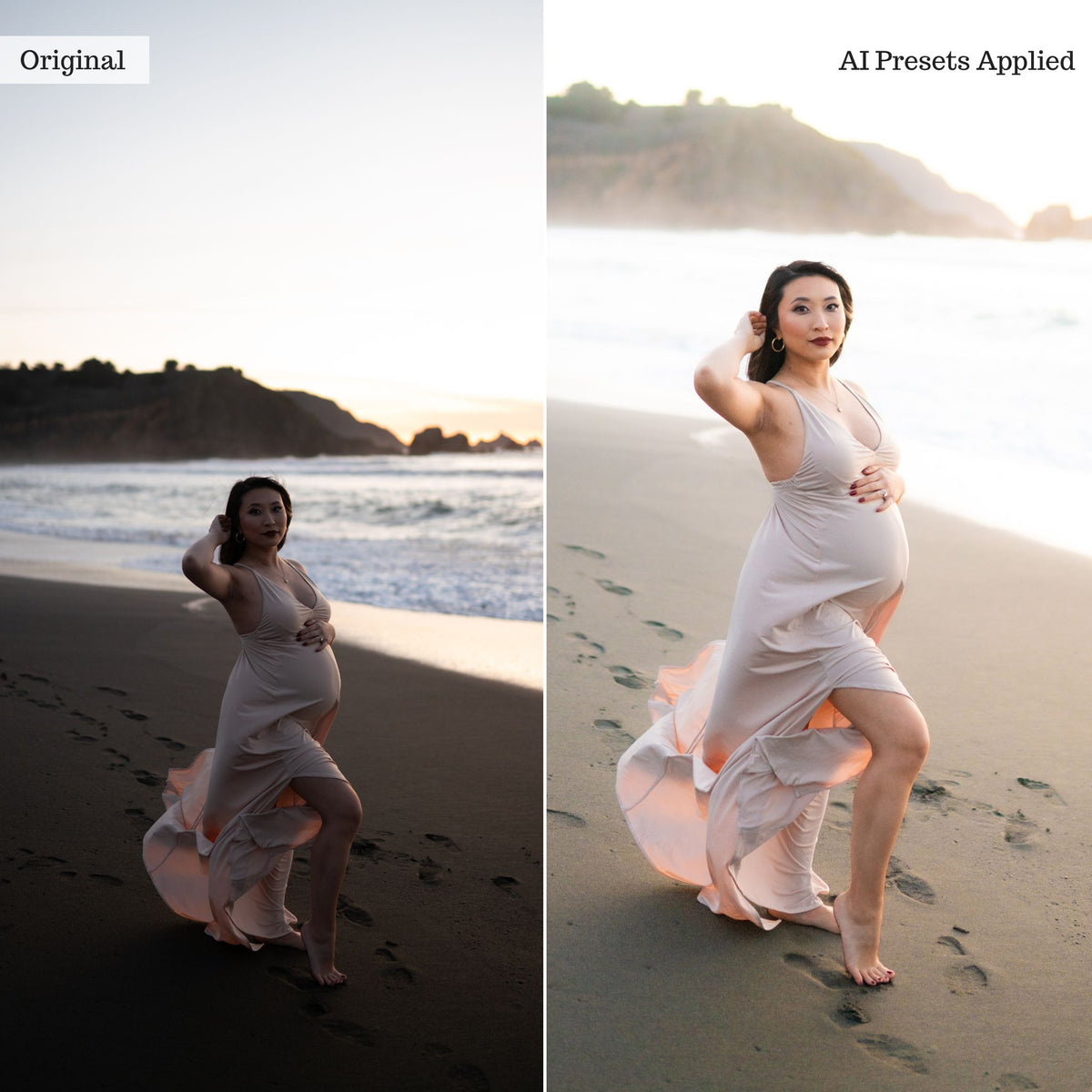 Beauty, Body, and Skin AI Adaptive Retouch Toolkit Lightroom Presets – Desktop & Mobile