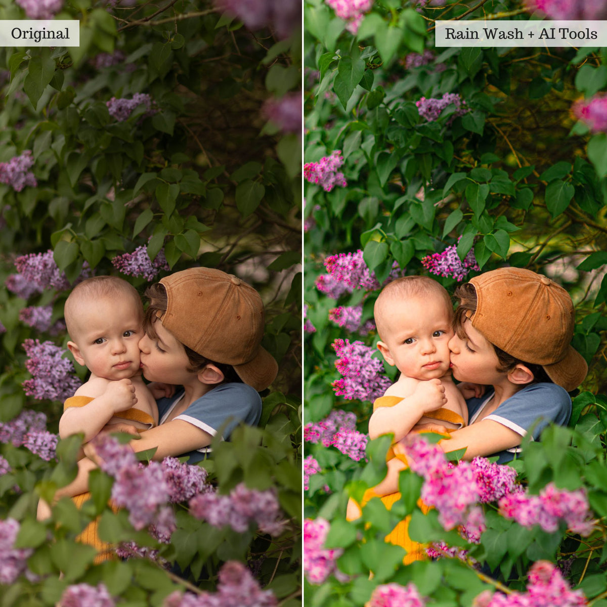 Luxe Wildflowers Spring Lightroom Presets & AI Tools – Desktop & Mobile