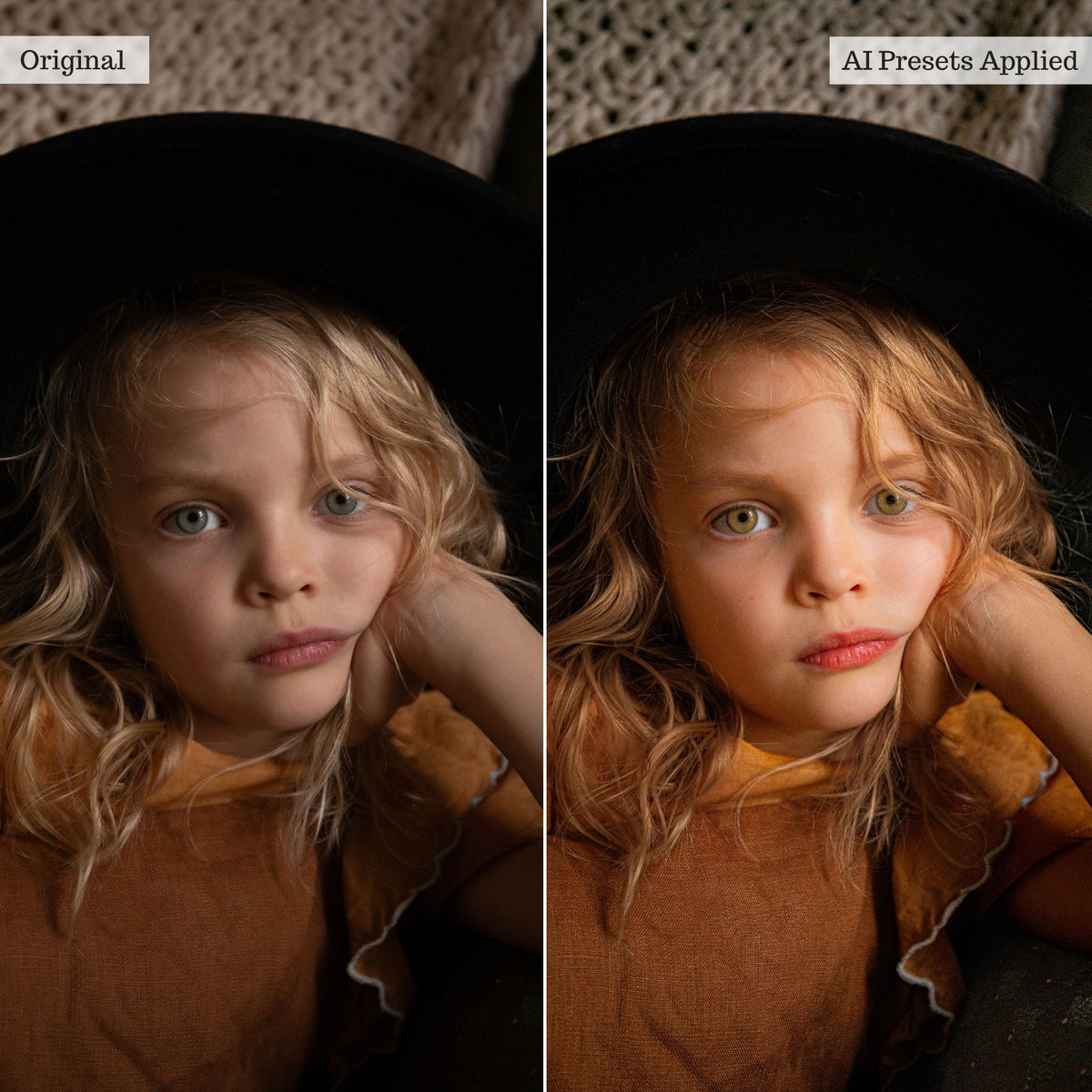 Luxe Portrait AI Adaptive Retouch Toolkit Lightroom Presets – Desktop & Mobile