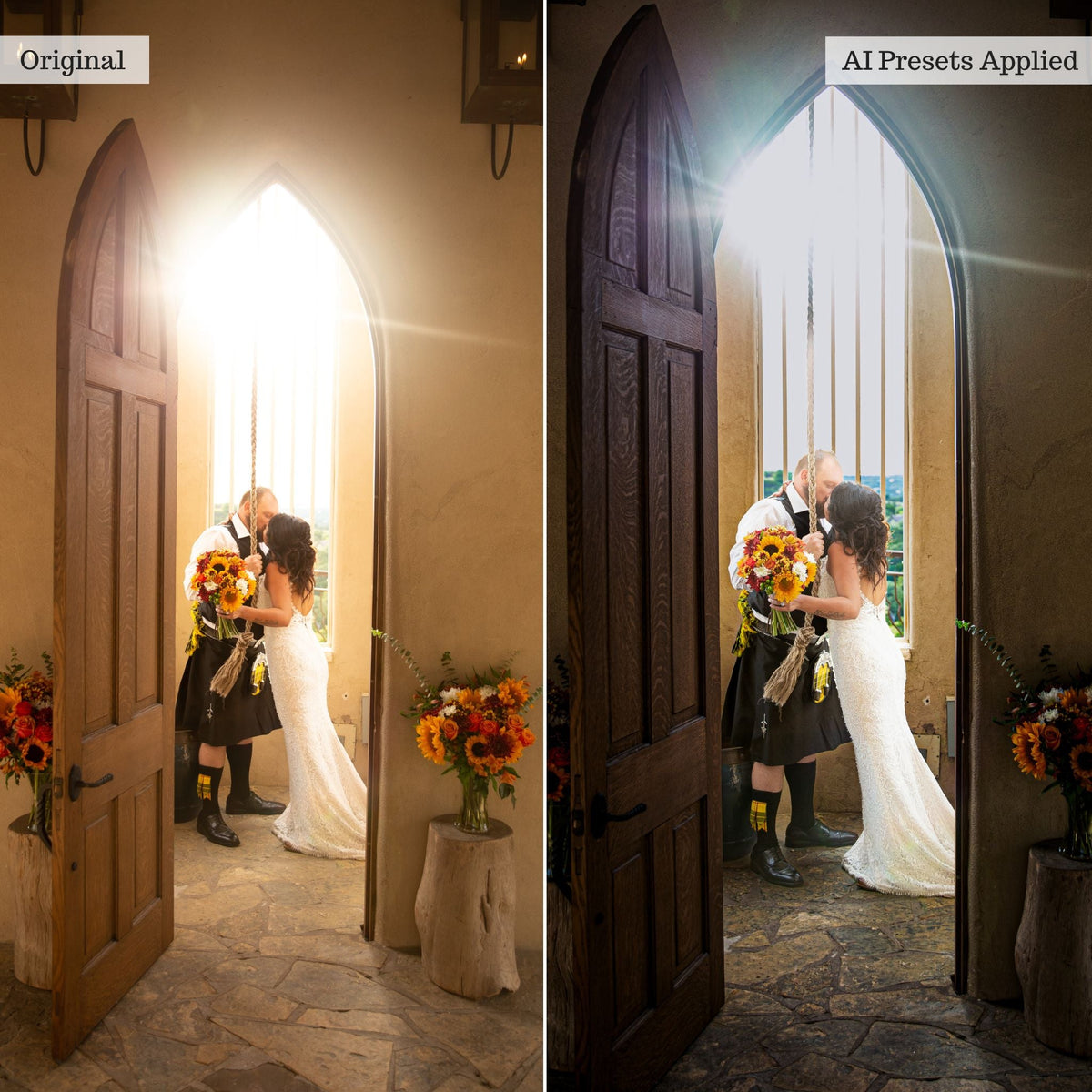 Luxe Wedding Pro AI Adaptive Retouch Toolkit Lightroom Presets – Desktop & Mobile