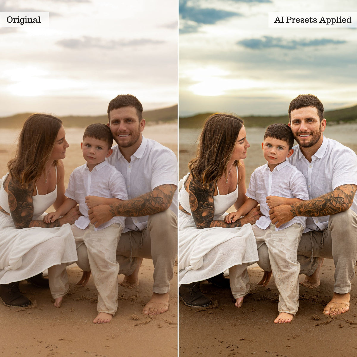 Luxe Portrait AI Adaptive Retouch Toolkit Lightroom Presets – Desktop & Mobile