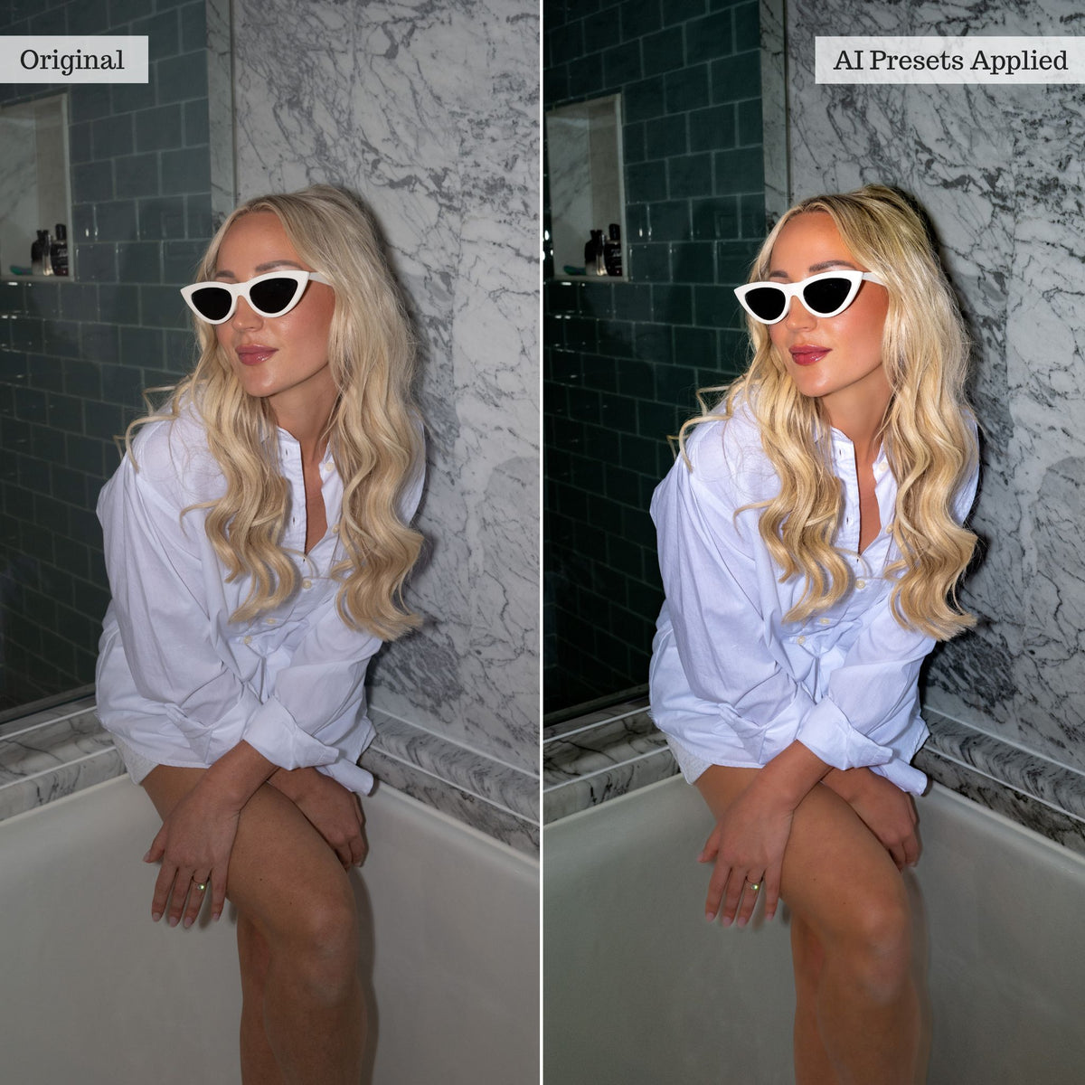 Luxe Quick Fix AI Adaptive Retouch Toolkit Lightroom Presets – Desktop & Mobile