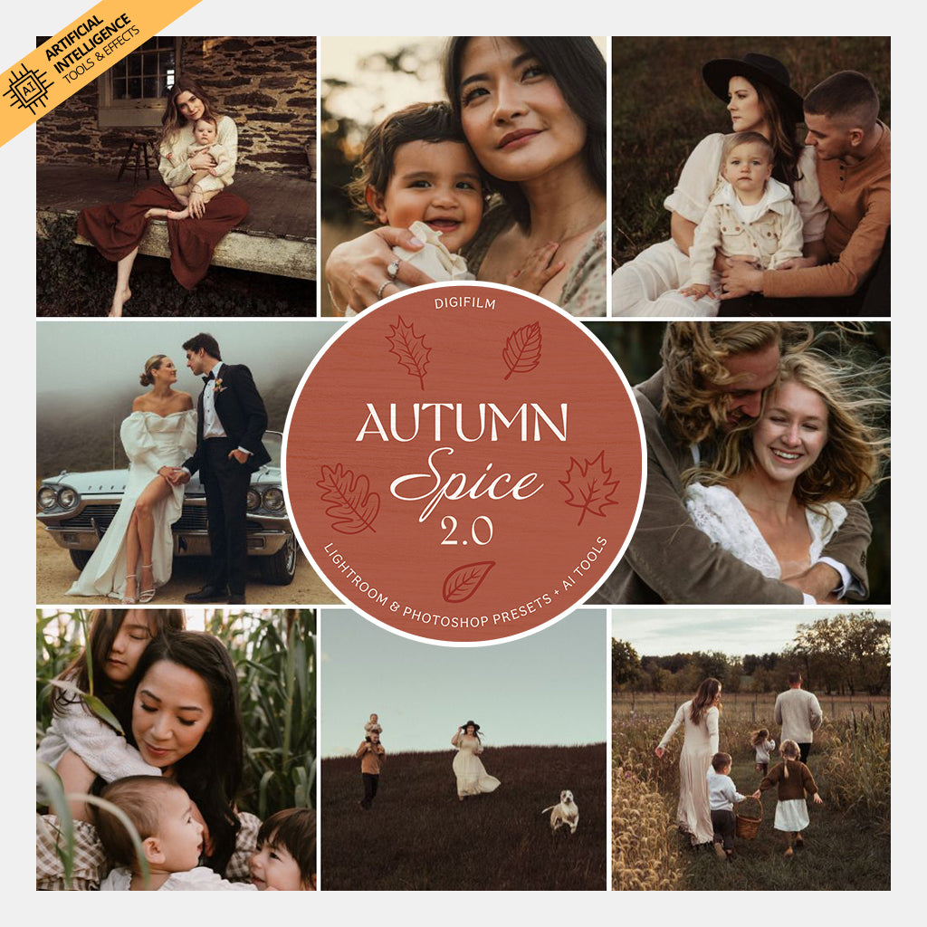 DigiFilm | Autumn Spice 2.0 Lightroom Presets & AI Tools