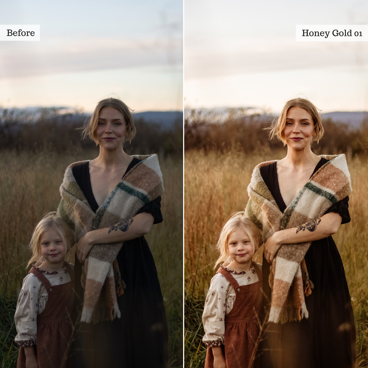 The Golden Edit - Luxe Creator Palette Presets for Lightroom Mobile & Desktop