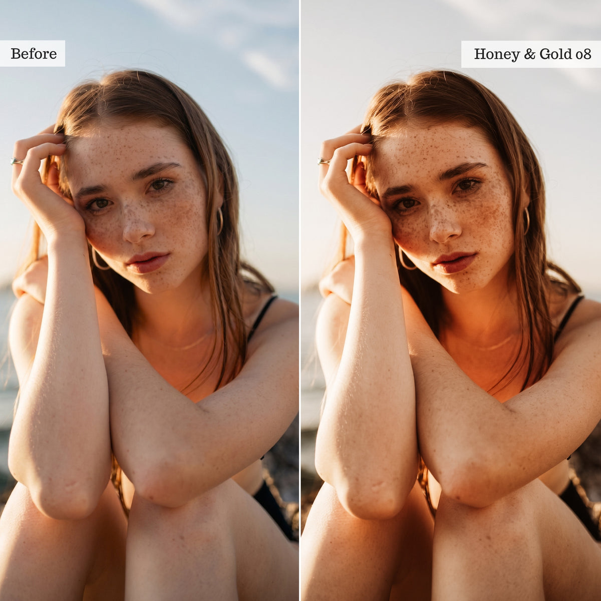 The Golden Edit - Luxe Creator Palette Presets for Lightroom Mobile & Desktop