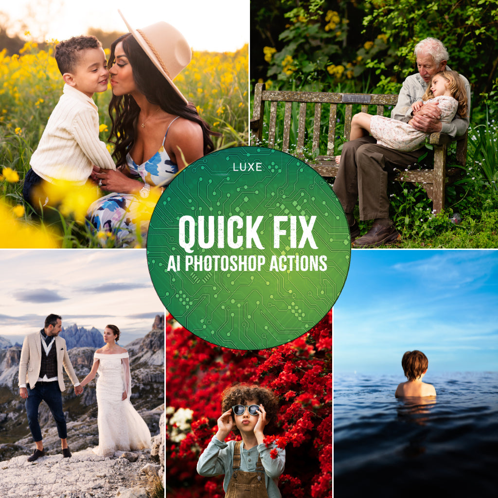 Luxe Quick Fix AI Photoshop Actions