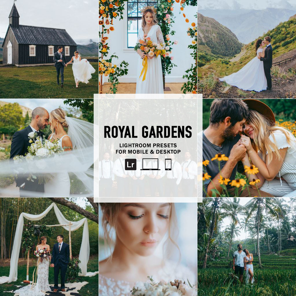 Royal Gardens - Single Color Palette Lightroom Presets & AI Tools
