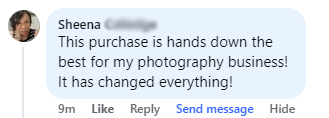 Feedback from a Luxe Lens customer