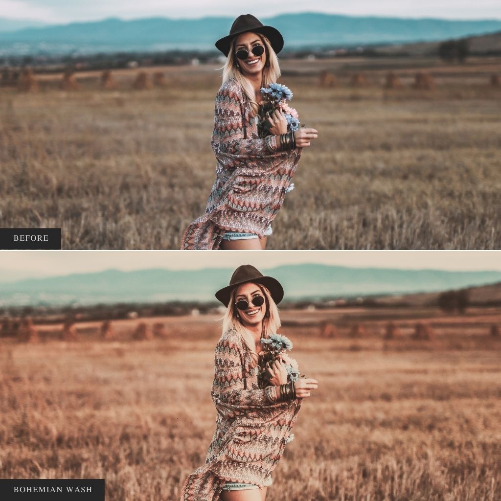 Bohemian Wash Instagram Presets for Lightroom Mobile & Desktop