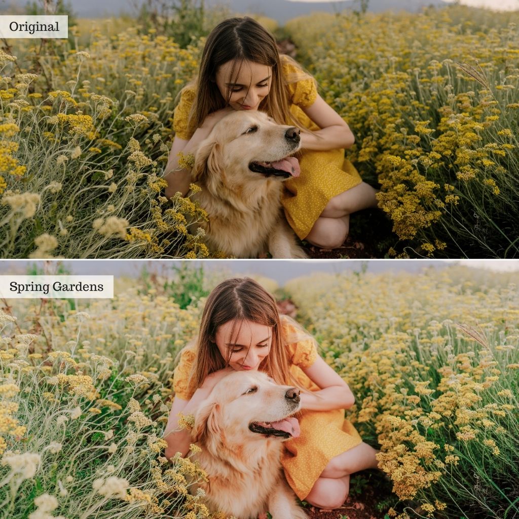 Spring Gardens Instagram Presets for Lightroom Mobile & Desktop