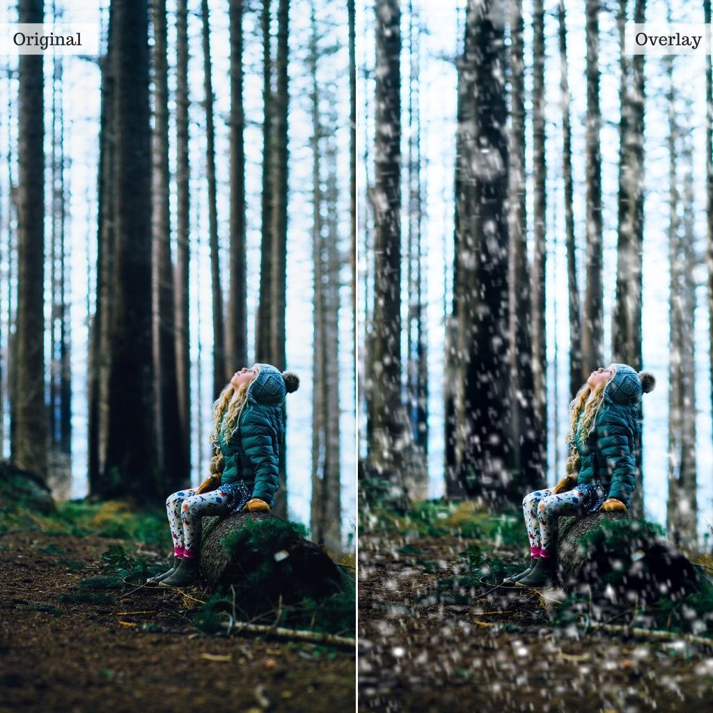 Snow Overlays – Photoshop & More