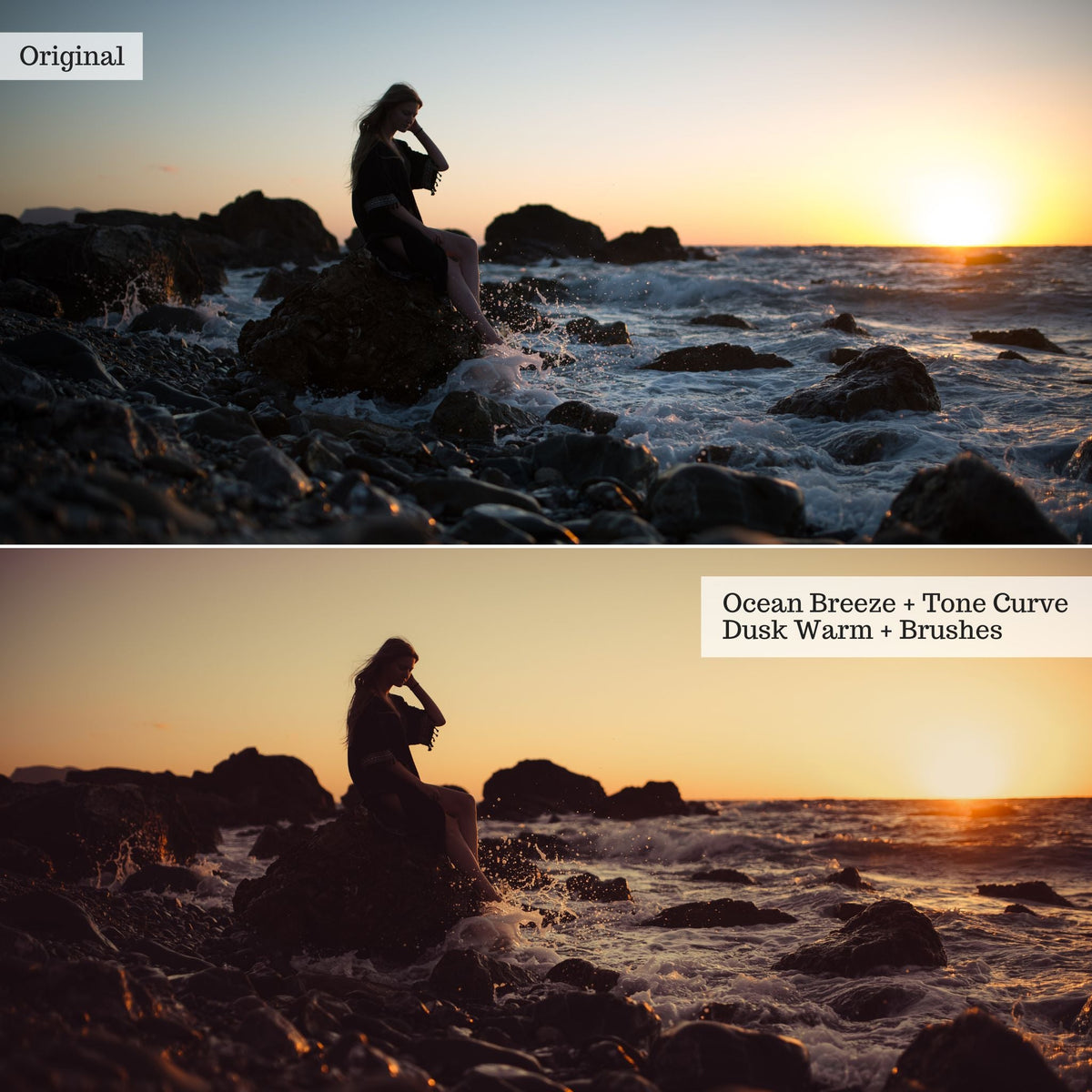 Luxe Golden Hour Lightroom Presets – Desktop & Mobile