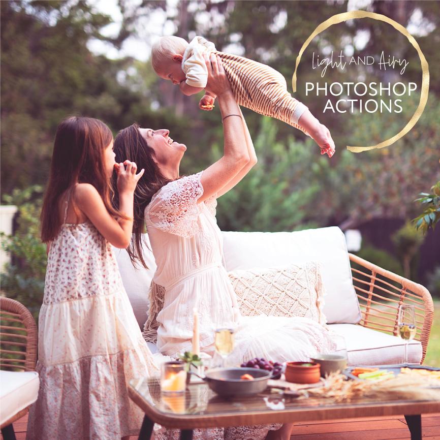 Light & Airy Photoshop Actions