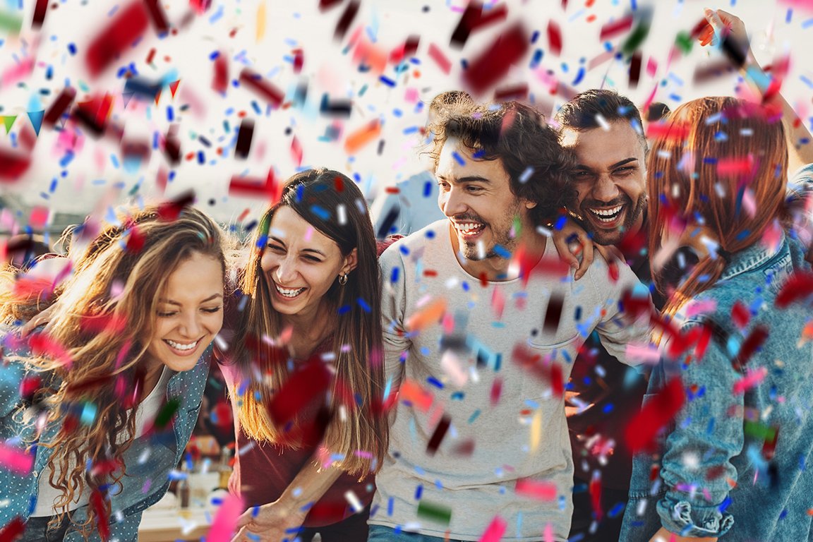 Confetti Overlays – Photoshop & More