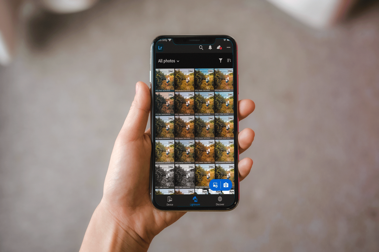 New to Lightroom Mobile: Device Tab, Edit Replay, and More!