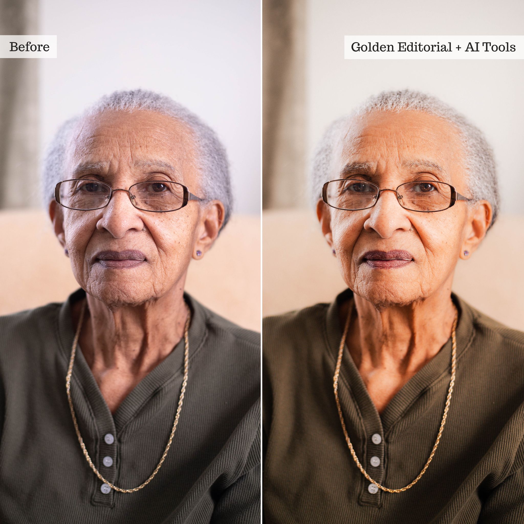 Luxe Portraits 2026 Lightroom Presets & AI Adaptive Toolkit – Desktop & Mobile