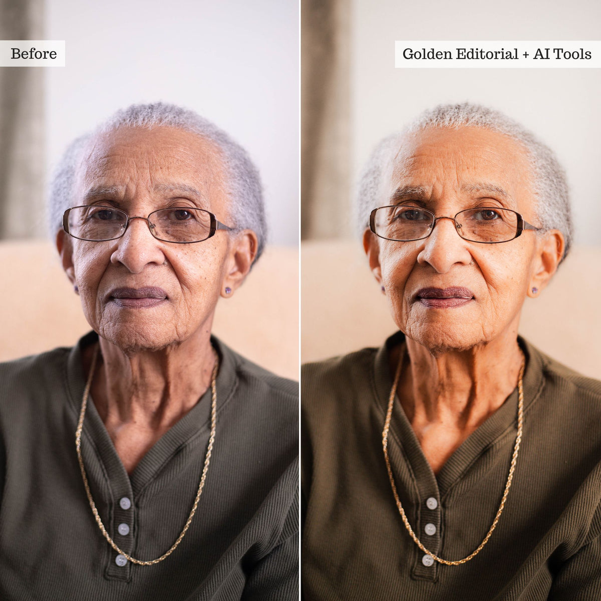 Luxe Portraits 2026 Lightroom Presets & AI Tools – Desktop & Mobile