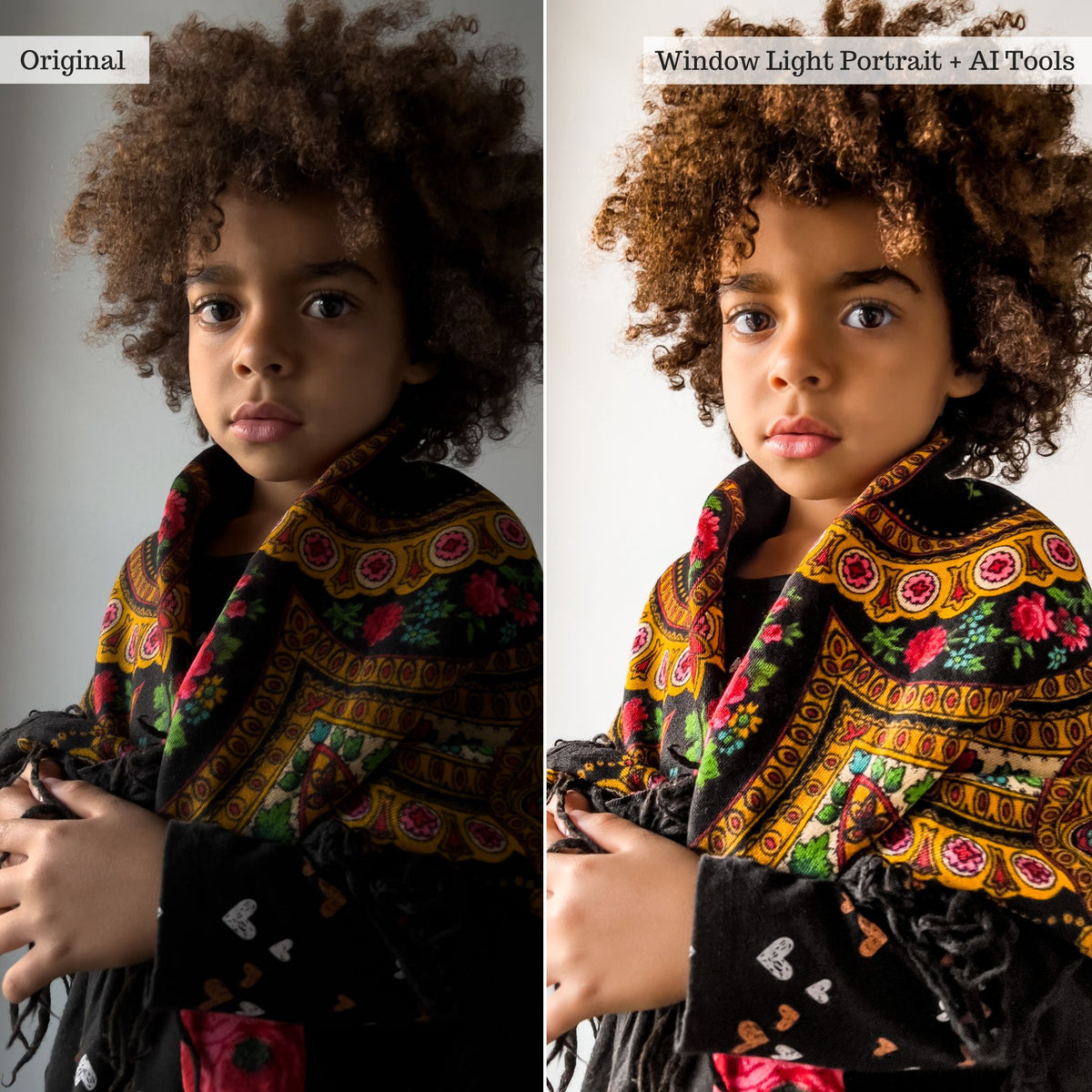 Portraits Professional Workflow Lightroom Presets & AI Tools
