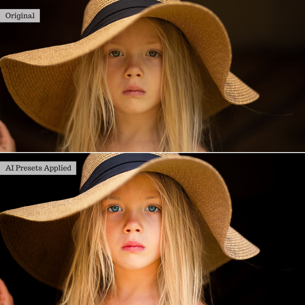 Luxe Portrait AI Adaptive Retouch Toolkit Lightroom Presets – Desktop & Mobile