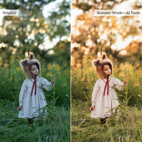 Luxe Golden Hour 2.0 Lightroom Presets & AI Tools – Desktop & Mobile