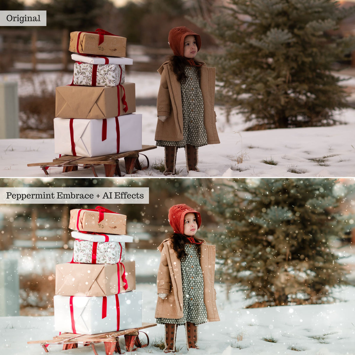 Snow Days Winter Lightroom Presets & AI Tools – Desktop & Mobile