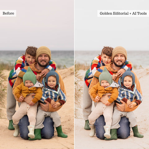 Luxe Portraits 2026 Lightroom Presets & AI Adaptive Toolkit – Desktop & Mobile