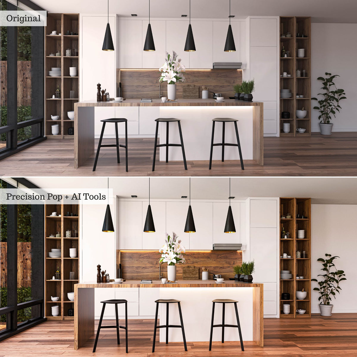 Interior Design & Real Estate Lightroom Presets & AI Tools v2.0 – Desktop & Mobile