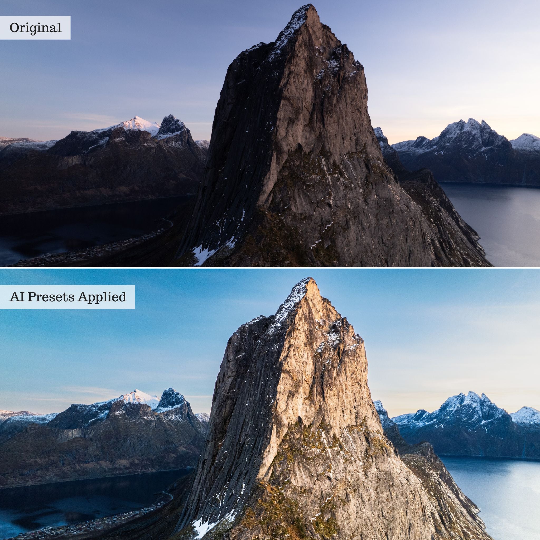 Landscape, Wildlife & Animals AI Adaptive Retouch Toolkit Lightroom Presets – Desktop & Mobile