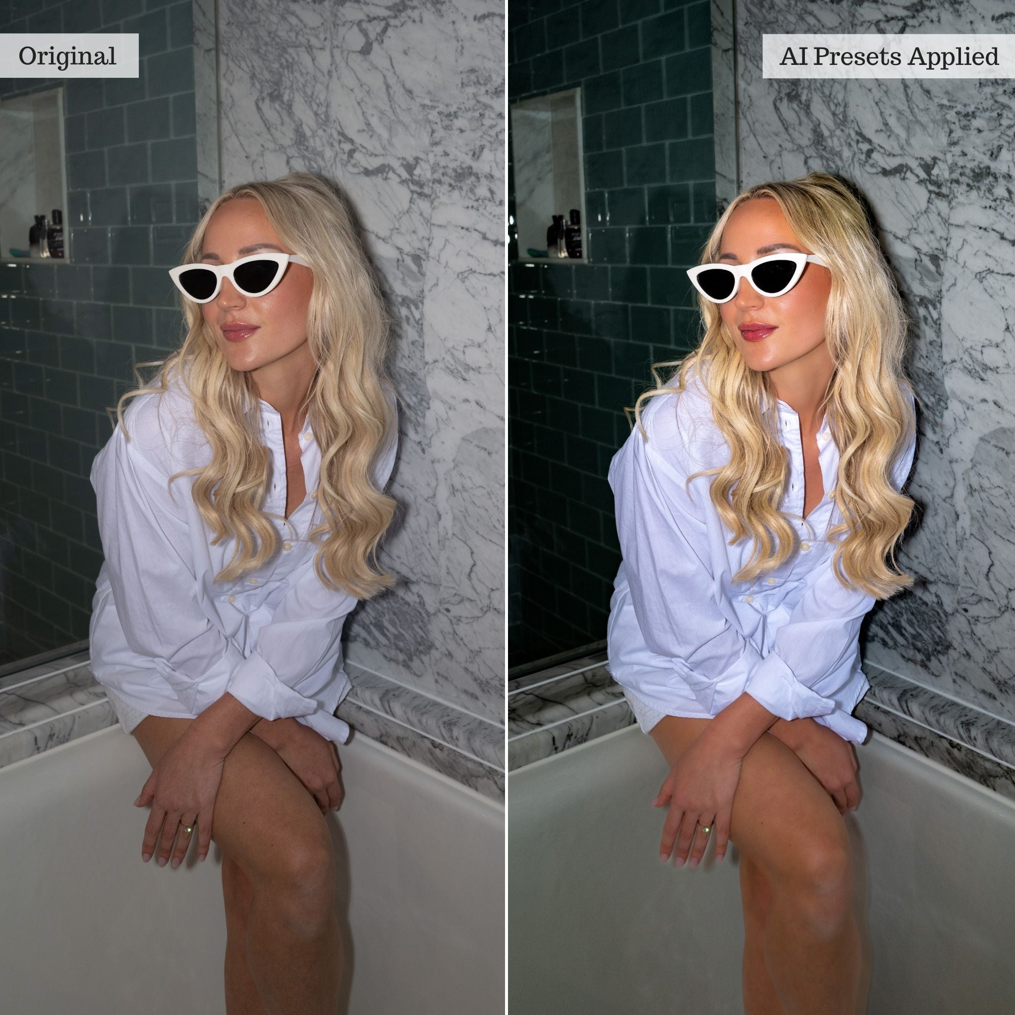 Luxe Quick Fix AI Adaptive Retouch Toolkit Lightroom Presets – Desktop & Mobile