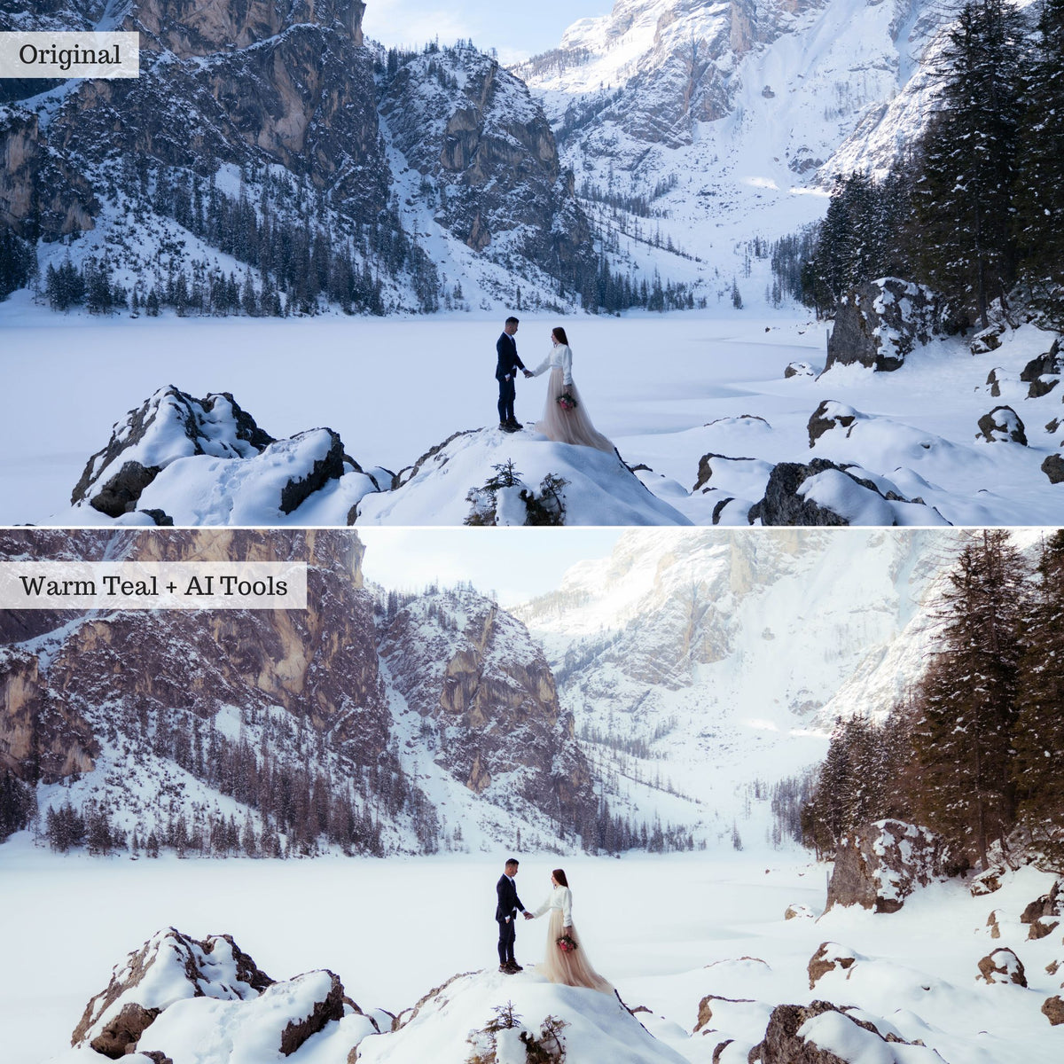 Luxe Weddings Lightroom Presets & AI Tools v2.0 – Desktop & Mobile