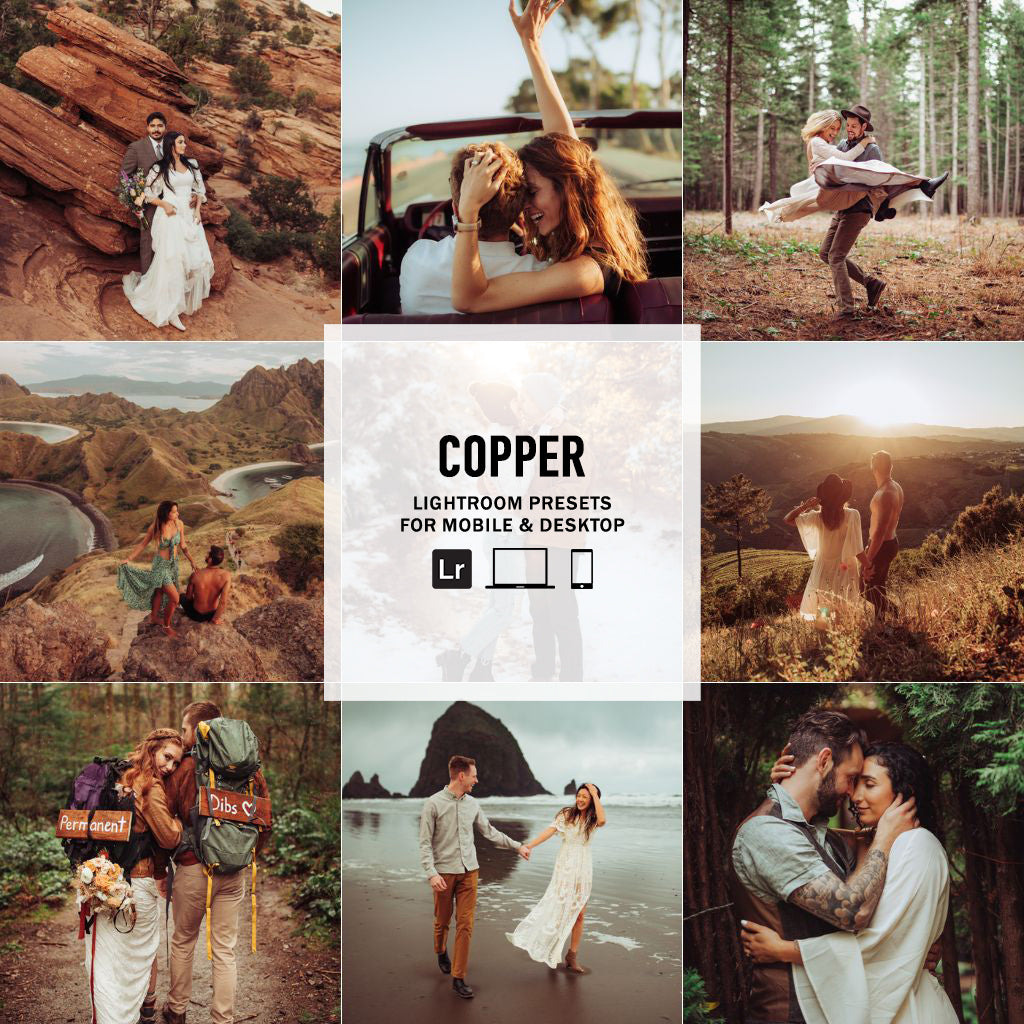 Copper -  Single Color Palette Lightroom Presets & AI Tools