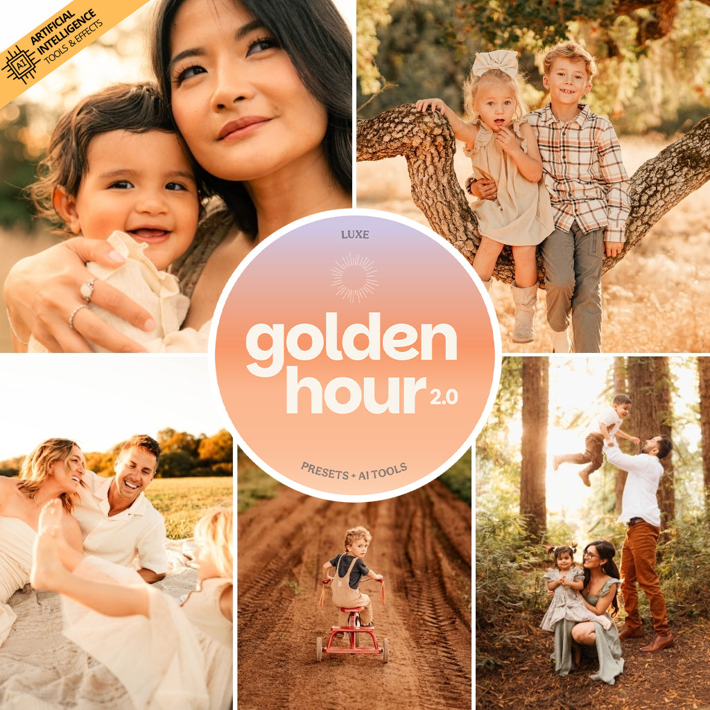 Luxe Golden Hour 2.0 Lightroom Presets – Desktop & Mobile