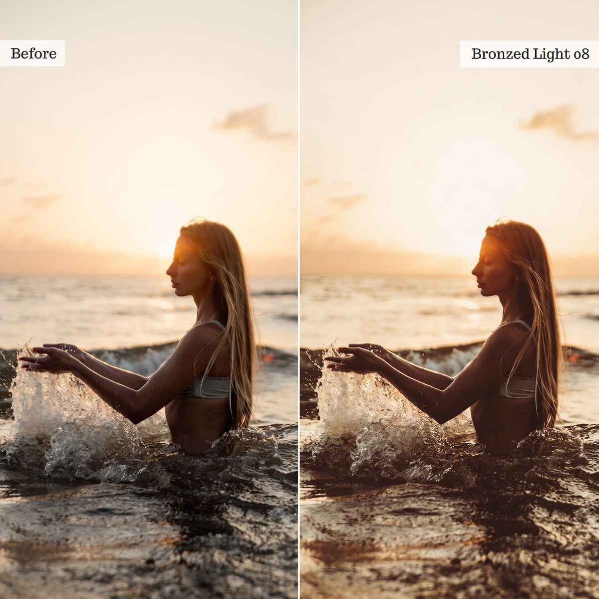 The Golden Edit - Luxe Creator Palette Presets for Lightroom Mobile & Desktop