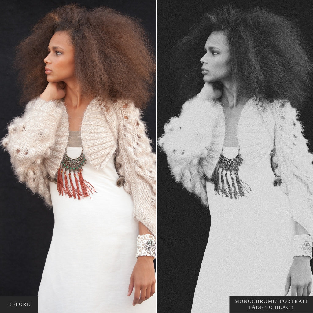 Monochrome Lightroom Presets for Mobile & Desktop