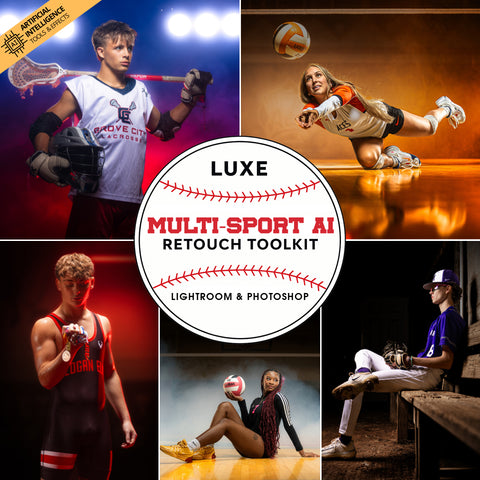 Multi-Sport AI Adaptive Retouch Toolkit Lightroom Presets – Desktop & Mobile