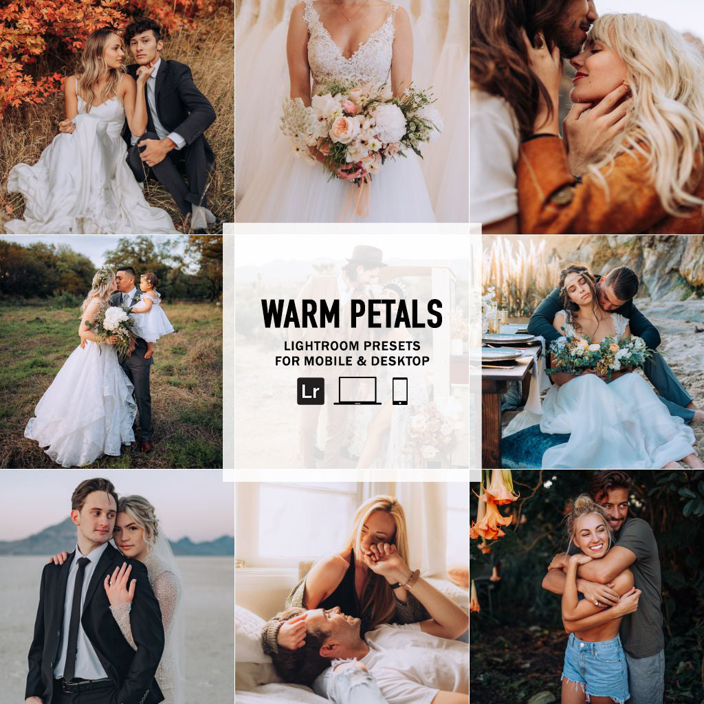 Warm Petals -  Single Color Palette Lightroom Presets & AI Tools