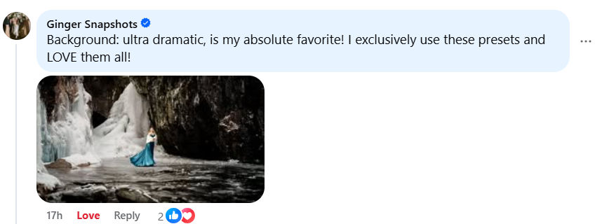 Feedback from a Luxe Lens customer