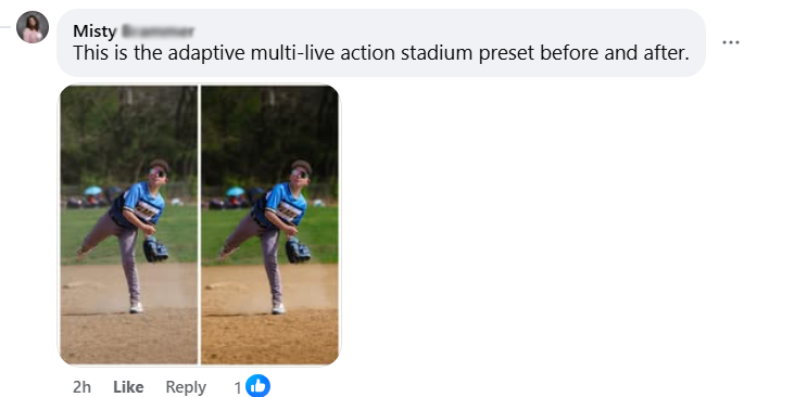 Feedback from a Luxe Lens customer