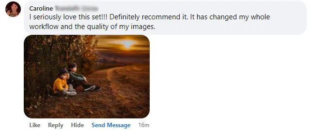 Feedback from a Luxe Lens customer