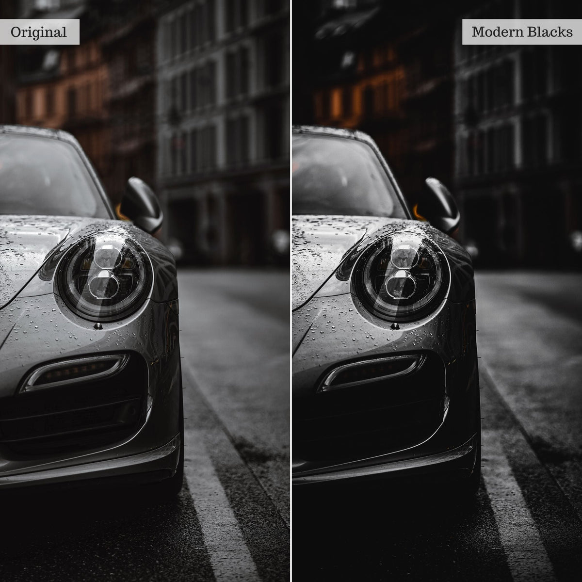 Modern Blacks Instagram Presets for Lightroom Mobile & Desktop