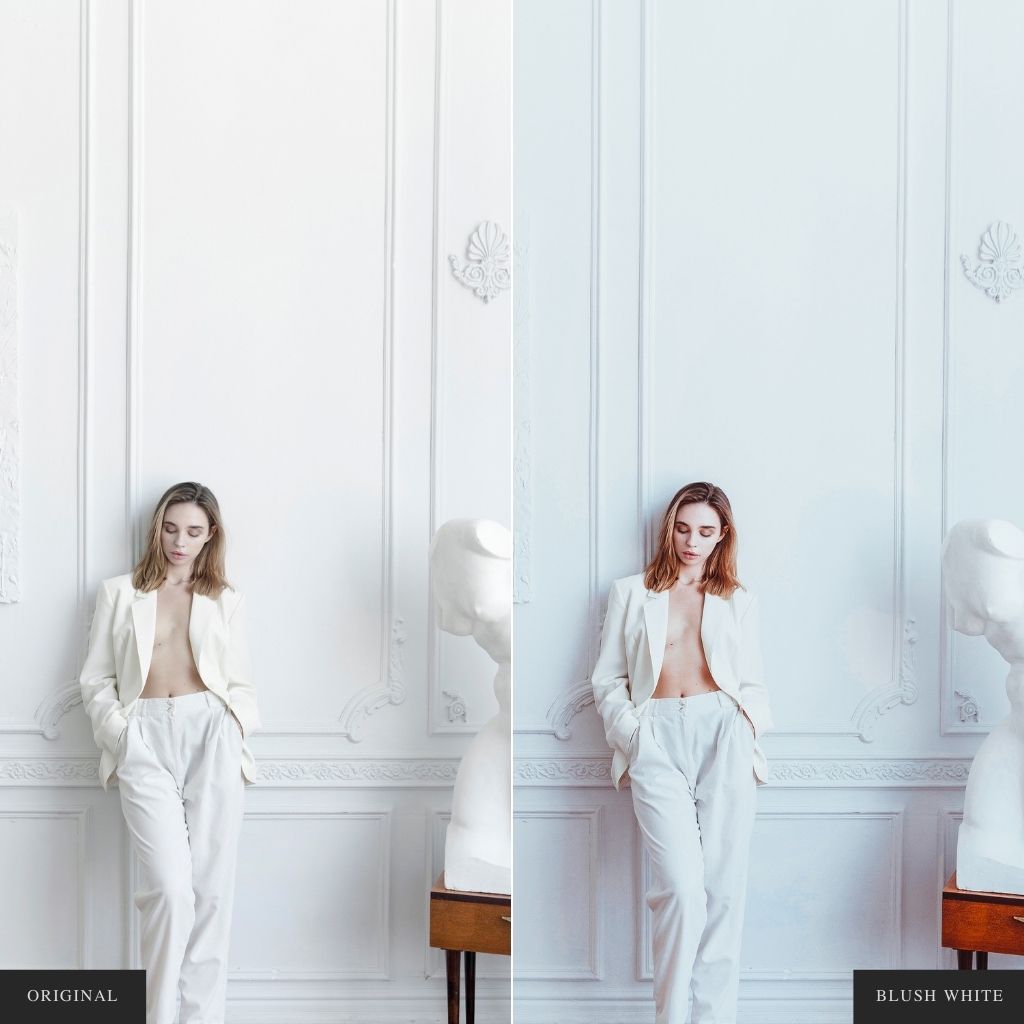Blush White Instagram Presets for Lightroom Mobile & Desktop