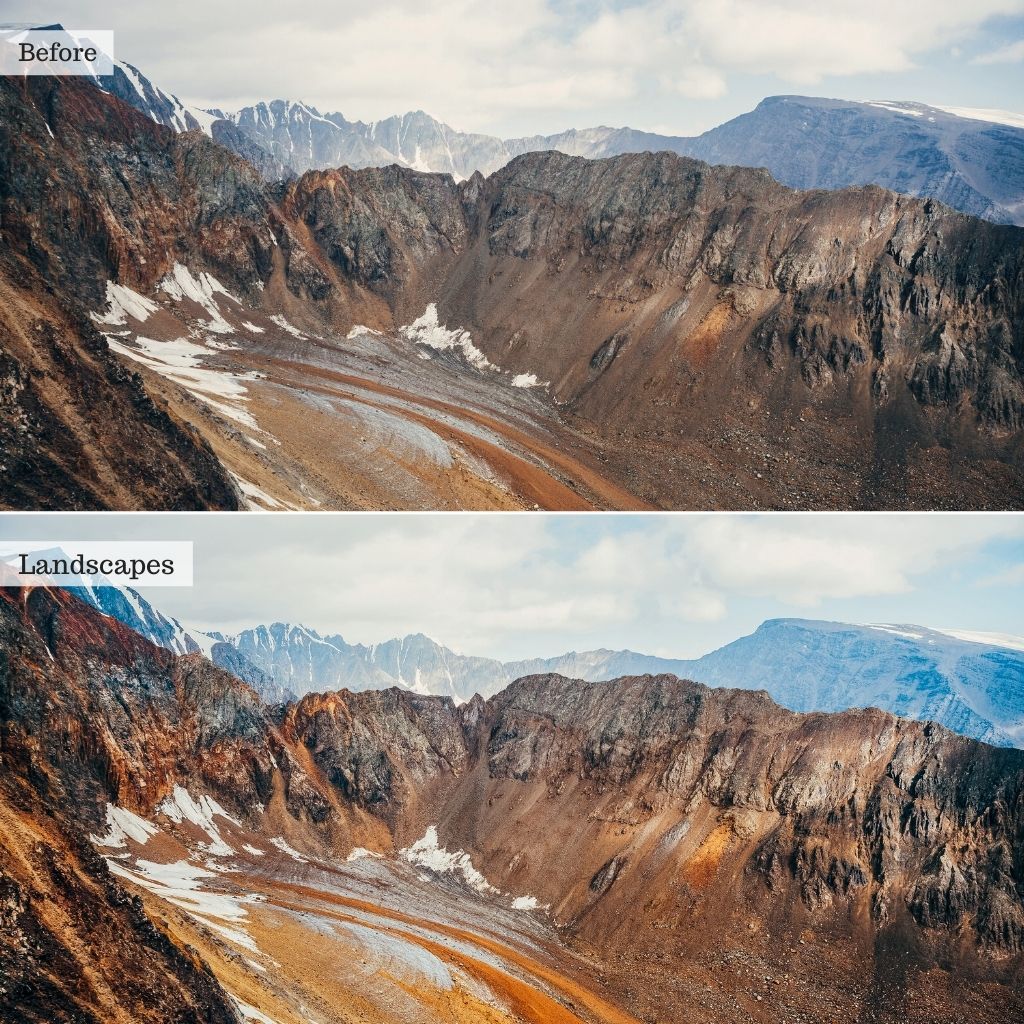 Landscapes Instagram Presets for Lightroom Mobile & Desktop