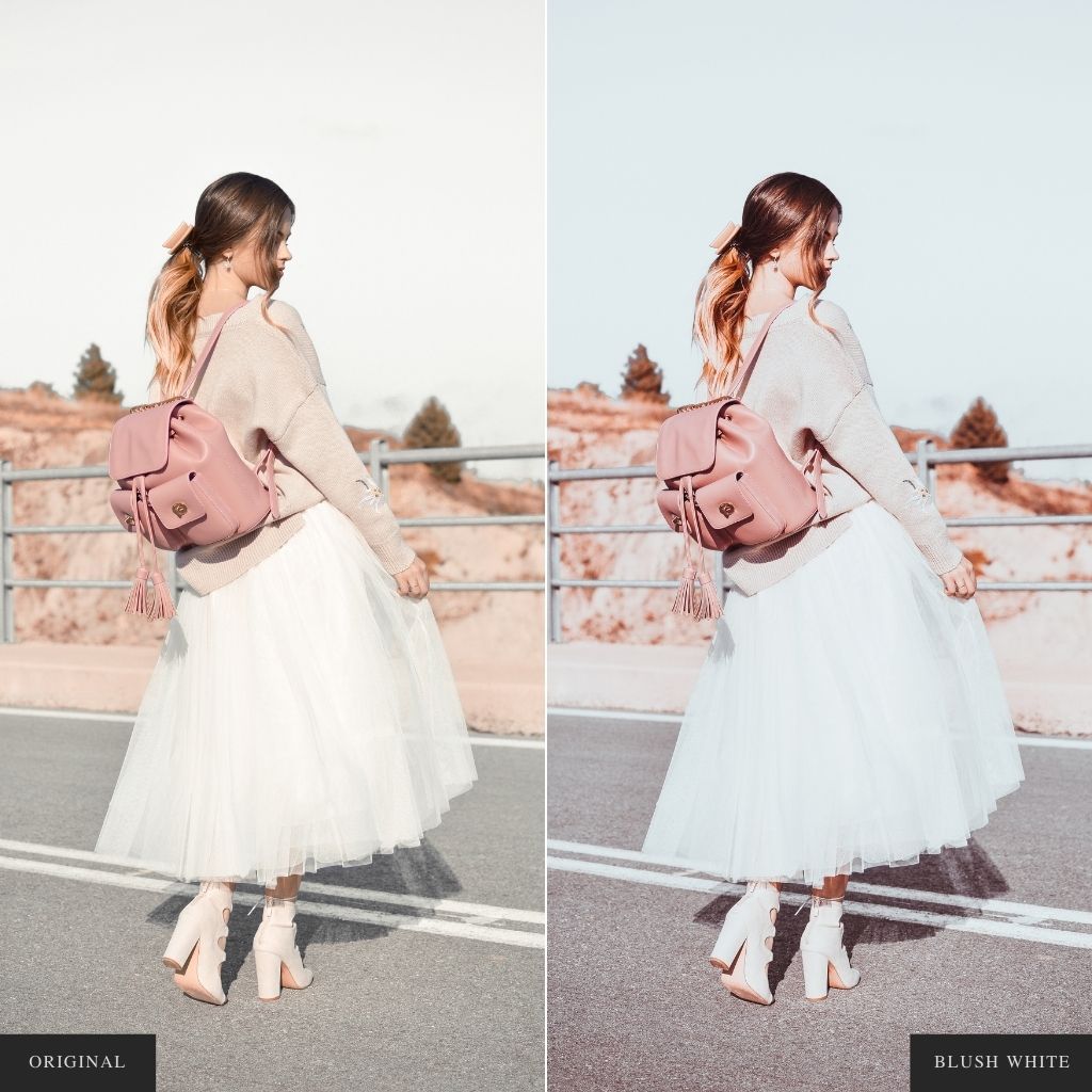 Blush White Instagram Presets for Lightroom Mobile & Desktop