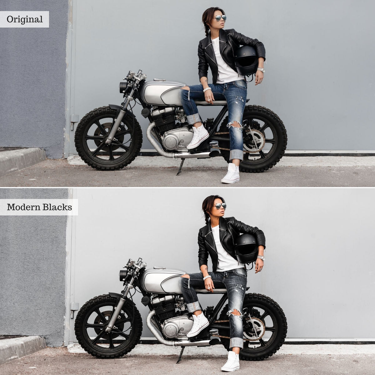 Modern Blacks Instagram Presets for Lightroom Mobile & Desktop