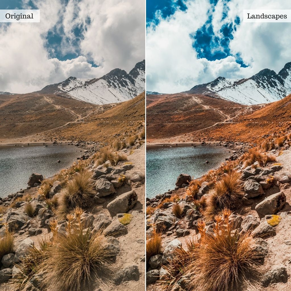 Landscapes Instagram Presets for Lightroom Mobile & Desktop