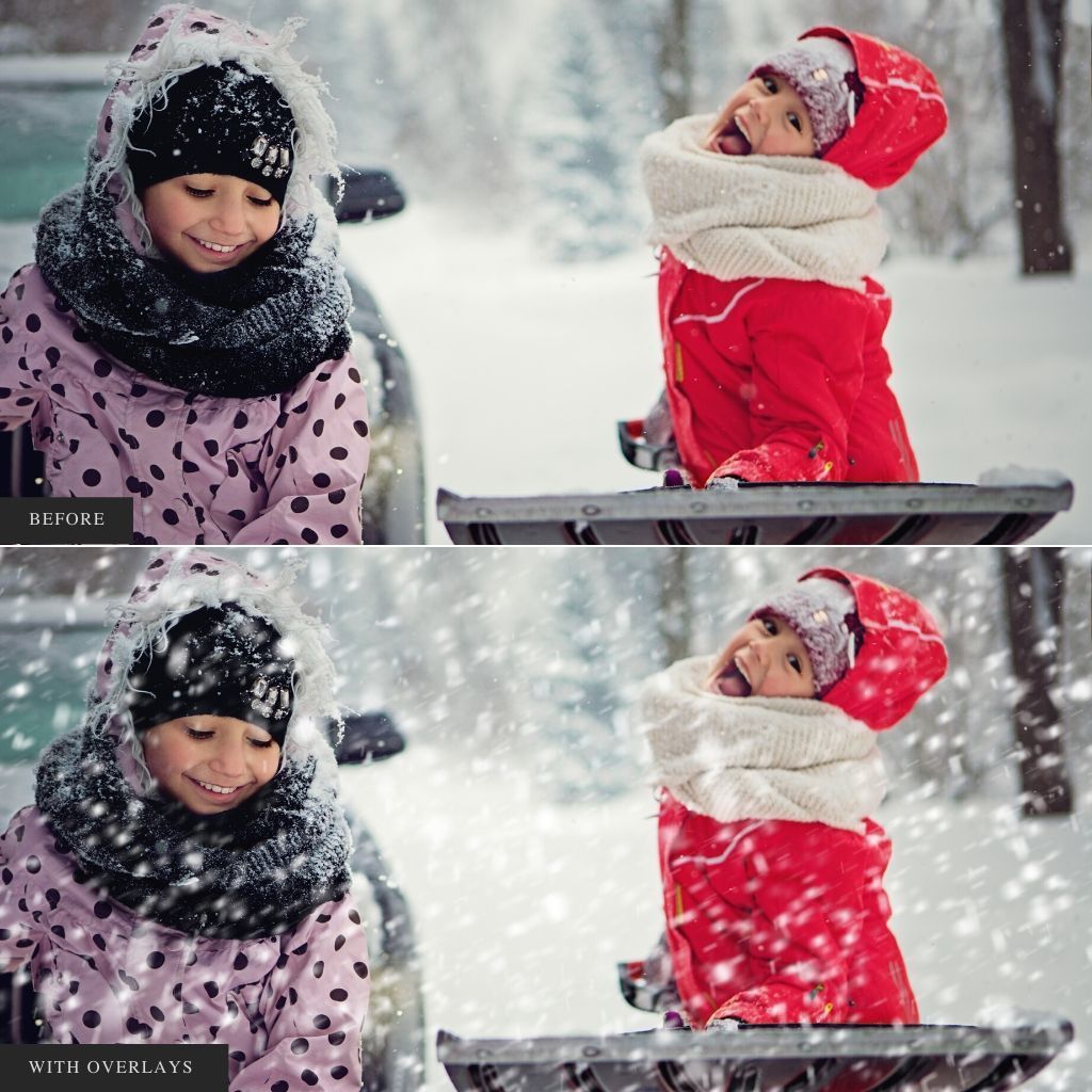 Snow Photoshop Overlays
