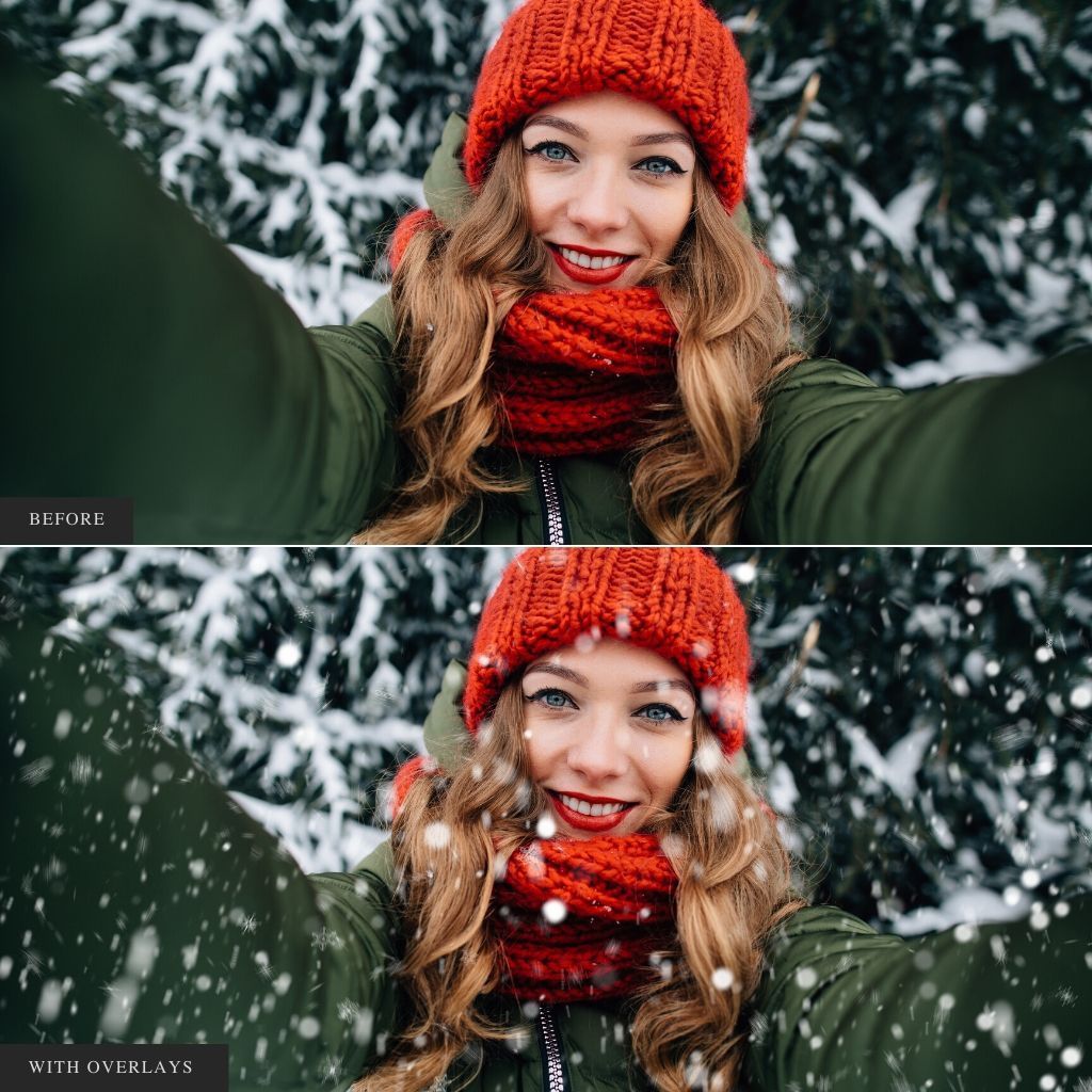 Snow Photoshop Overlays